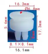 Клипса Autokrep AK1114446