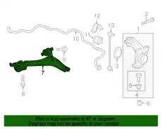 Рычаг подвески HONDA 51350-T2A-B00