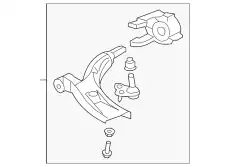 Рычаг подвески HONDA 51360-SWA-A20