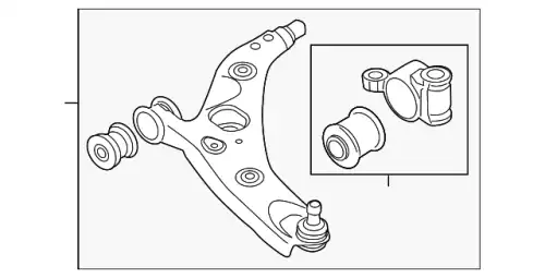 Рычаг подвески MAZDA KA0G-34-350B