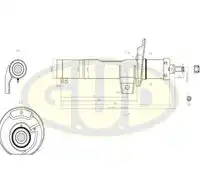 GSA335808 Амортизатор перед прав/лев GUD