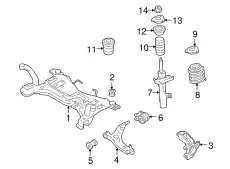 ПРУЖИНА ПОДВЕСКИ 30714867 VOLVO