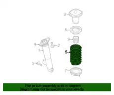 ПРУЖИНА ПОДВЕСКИ 31304054 VOLVO