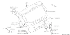 Амортизатор капота SUBARU 63269FJ120