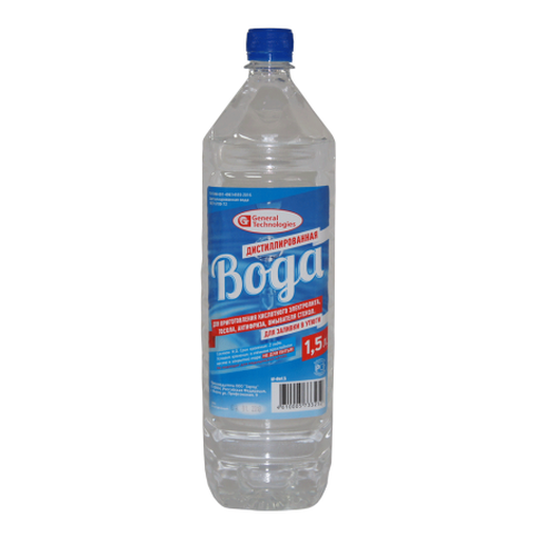 Вода дистиллированная GT 1.5 л
