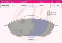 Тормозные колодки дисковые 4U 4UP03970