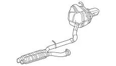 EXHAUST GAS LINE 2124904260 MB