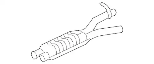 CENTER MUFFLER 2124915301 MB
