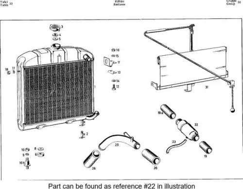 Thermostat Element ! \MB 000 203 38 75