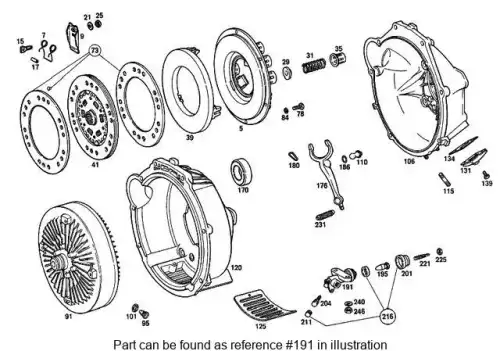 SLAVE CYLINDER 000295200764 MB