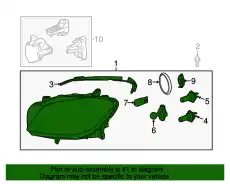Фара MB 166 820 21 00
