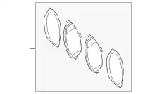 Тормозные колодки дисковые MB 000 420 67 00 64