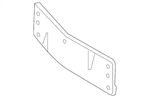 License Bracket !Front \10>13 MB E 350 3.0L V6 212 817 04 78