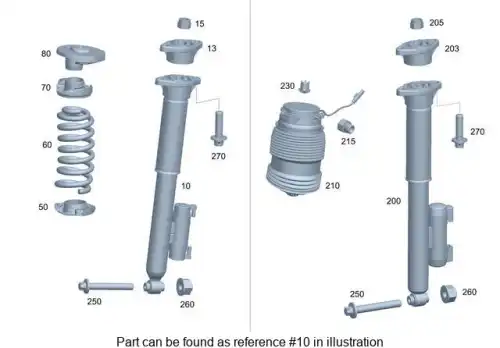 SHOCK ABSORBER 2133201630 MB