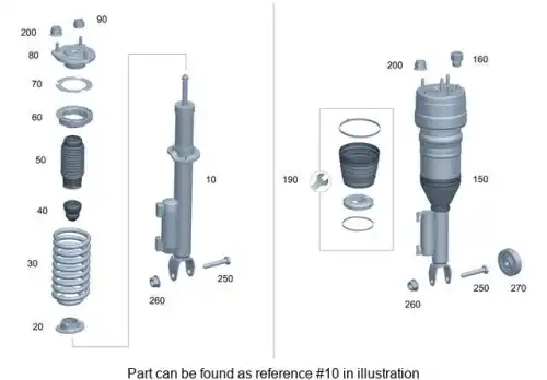 SHOCK-ABSORBER STRUT 2133204330 MB