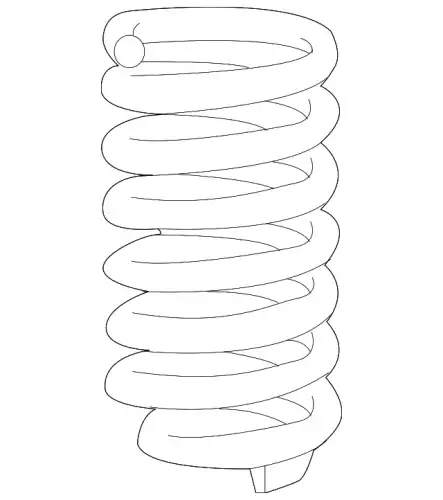 HELICAL SPRING 213 321 02 04 MB