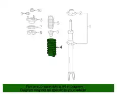 Coil Spring !Front \17>23 MB E 350 2.0L L4 213 321 08 04
