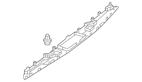 Handle Molding ! \18>20 MB E 350 2.0L L4 213 750 31 00