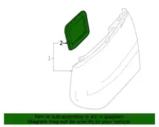 GASKET F LIGHT HOUSING 2138260500 MB