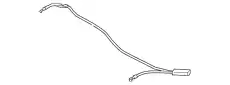 Release Cable !Front \17>20 MB E 63 AMG S 4.0L V8 213 880 00 59 64