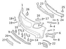 Upper Retainer !Right \18>20 MB E 63 AMG S 4.0L V8 213 885 84 00
