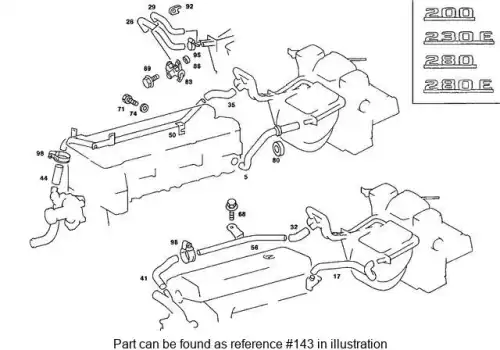 Valve, Ventilation/Auto ! \MB 000 830 06 84