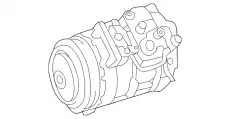 A/C Compressor ! \16>20 MB SLC 300 2.0L L4 000 830 53 01