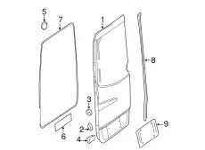 REAR DOOR 9067402500 MB