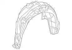 Подкрылок MB 2176900330