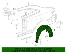 Подкрылок MB 2176900330