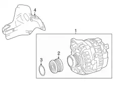 THREE-PHASE ALTERNATOR 000906080380 MB