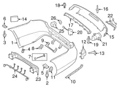 ELECTRICAL WIRING HARNESS 2184400732 MB