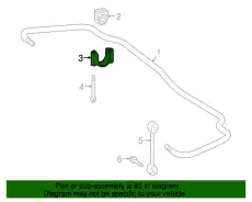 КРОНШТЕЙН СТАБИЛИЗАТОРА A4473260240 MB
