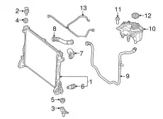 Lower Hose ! \16>23 MB Metris 2.0L L4 447 501 08 82
