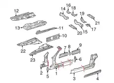 A-PILLAR 1716304210 MB