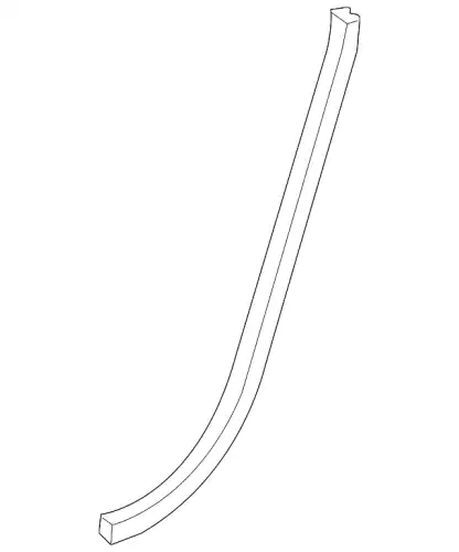 Уплотнитель двери MB 17169703519G44