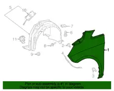 Крыло MB 447 880 41 01