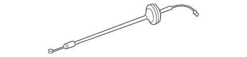 1718800059 ENGINE HOOD RELEASE CABLE MB