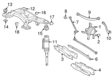 REAR SUBFRAME 2203500341 MB