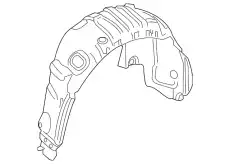 Подкрылок MB 1726900400