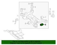 SPRING CONTROL ARM SSP. 1763520800 MB