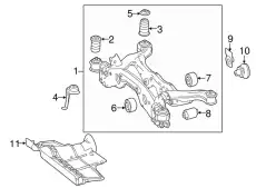 SPRING CONTROL ARM SSP. 1763520800 MB