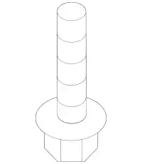 0019902511 болт-саморез наружн. Torx MB