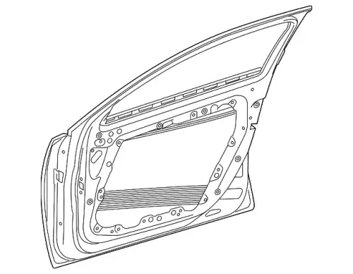 Door Shell !Right \19>22 MB A 220 2.0L L4 177 720 08 00