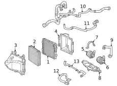 COOLANT HOSE 1905000375 MB