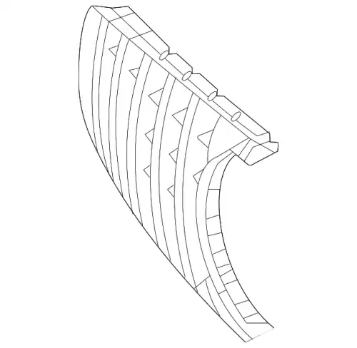 Grille !Right \18>19 MB AMG GT 4.0L V8 190 885 40 00