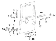 Уплотнитель двери MB 463 743 09 00