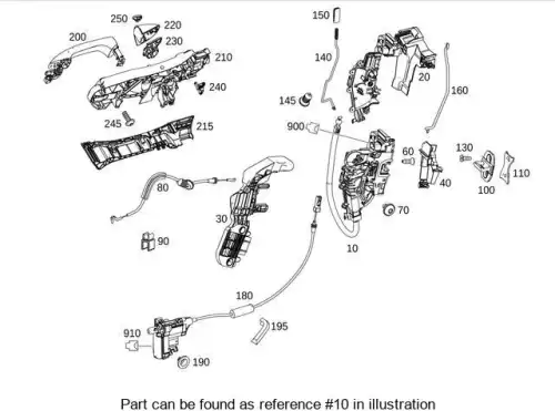 DOOR LOCK 2227203635 MB