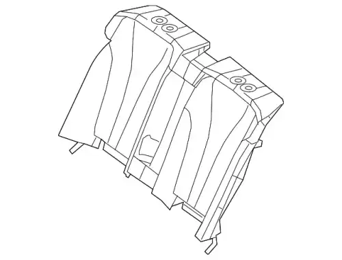 PAD REAR SEAT BACKREST 2229207211 MB
