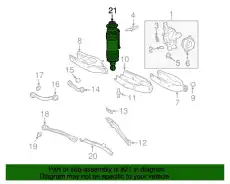 HYDROPNEUMATIC SPRING LEG 230320021380 MB